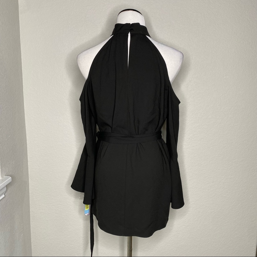 Antonio Melani Asher Long Sleeve Cold Shoulder Blouse Size Medium - Picture 5 of 7